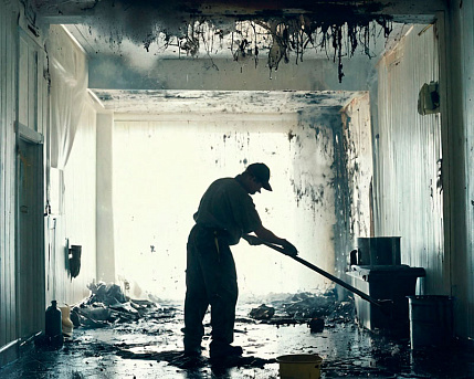 Уборка после пожара